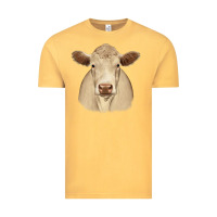Vintage Mustard charolais Vintage Tee - JahusDesignShop