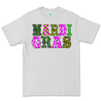 Dove Grey mardi gras Premium Tee - BarkalooDesign