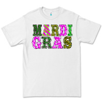 White mardi gras Premium Tee - BarkalooDesign