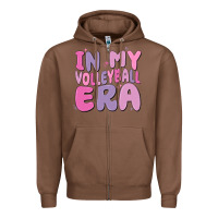 In My Volleyball Era Zipper Hoodie | Teevron