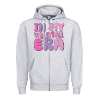 Heather Grey in my volleyball era Zipper Hoodie - MaliasSmallBusiness
