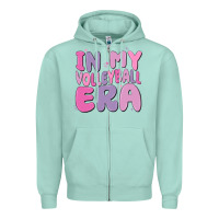Seafoam in my volleyball era Zipper Hoodie - MaliasSmallBusiness