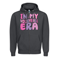 Smoke in my volleyball era Zipper Hoodie - MaliasSmallBusiness
