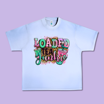 Loaded Tea Junkie Urban Heavy Tee Designed By Jasminsmagicworld