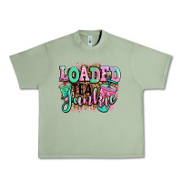 Oil Green loaded tea junkie Urban Heavy Tee - Jasminsmagicworld