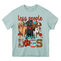Arona less people more dogs Heavy Core Tee - texasbilliewilder