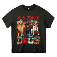 Asphalt less people more dogs Heavy Core Tee - texasbilliewilder