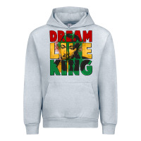 Heather Grey dream like king martin luther Urban Hoodie - CowGirlArtShop