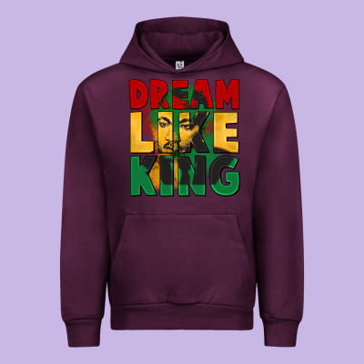 Dream Like King Martin Luther Urban Hoodie Designed By Cowgirlartshop