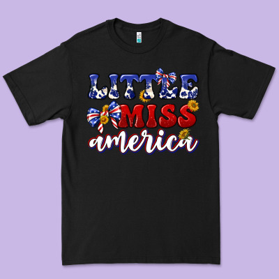 Premium Tee little miss america