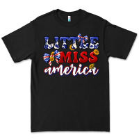 Black little miss america Premium Tee - texasbilliewilder