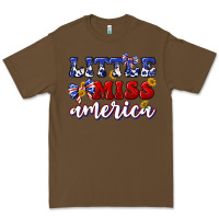 Cacao little miss america Premium Tee - texasbilliewilder