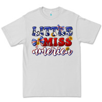 Dove Grey little miss america Premium Tee - texasbilliewilder