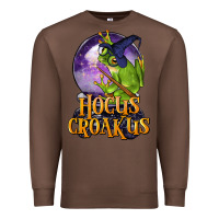 Chestnut Hocus Croakus Frog Premium Sweatshirt - LillyAllenDesigns