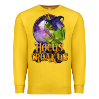 Lemon Hocus Croakus Frog Premium Sweatshirt - LillyAllenDesigns