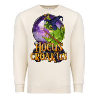 Sandshell Hocus Croakus Frog Premium Sweatshirt - LillyAllenDesigns
