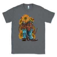 Western Boots With Sunflowers Classic Tee | Teevron