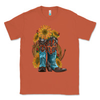 Copper western boots with sunflowers Classic Tee - Artiststas