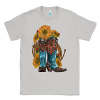 Moon Dust western boots with sunflowers Classic Tee - Artiststas