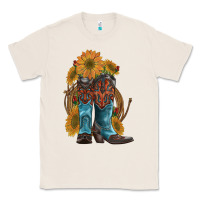 Natural western boots with sunflowers Classic Tee - Artiststas