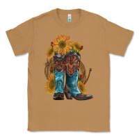 Toasted Coconut western boots with sunflowers Classic Tee - Artiststas