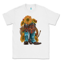 White western boots with sunflowers Classic Tee - Artiststas