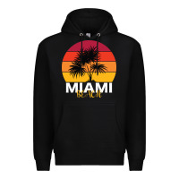 Black Miami Beach Premium Hoodie - Bettercallsaul