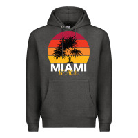 Charcoal Heather Miami Beach Premium Hoodie - Bettercallsaul