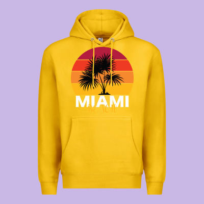 Miami Beach Premium Hoodie Designed By Bettercallsaul