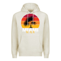 Oatmeal Heather Miami Beach Premium Hoodie - Bettercallsaul