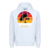 White Miami Beach Premium Hoodie - Bettercallsaul