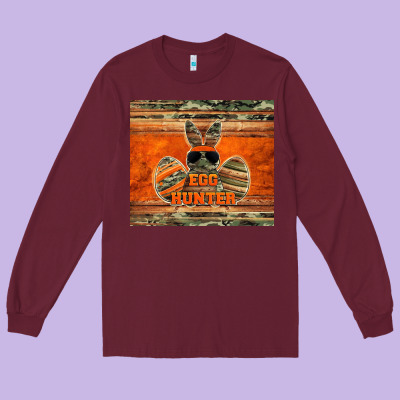 Easter Egg Hunter Boys Long Sleeve Tee Designed By Jasminsmagicworld