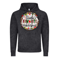 Vintage Black christmas santas favorite phlebotomist light Vintage Hoodie - AdoDesignShop