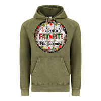 Vintage Olive christmas santas favorite phlebotomist light Vintage Hoodie - AdoDesignShop
