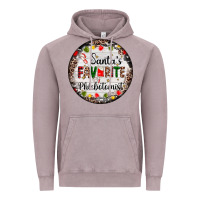 Vintage Zinc christmas santas favorite phlebotomist light Vintage Hoodie - AdoDesignShop