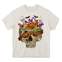 Cream sweet & sinister Heavy Core Tee - RanaPortraitStore