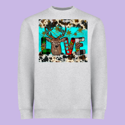 Christmas Love Heavyweight Sweatshirt Designed By Jahusdesignshop