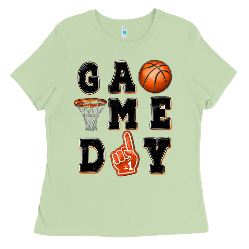 Basketball Game Day Ladies Tee by MaliasSmallBusiness | Teevron