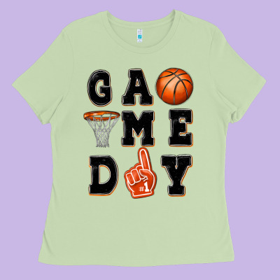 Ladies Tee basketball game day