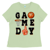 Matcha basketball game day Ladies Tee - MaliasSmallBusiness