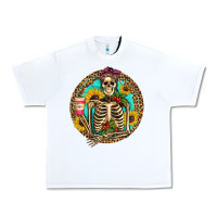 White western skeleton coffee sunflowers Urban Heavy Tee - Artiststas