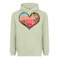 Matcha valentine s day colorful heart Heavyweight Hoodie - LillyAllenDesigns