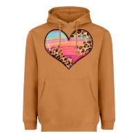 Meerkat valentine s day colorful heart Heavyweight Hoodie - LillyAllenDesigns