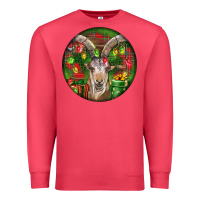 Spanish Goat Christmas Ornament Premium Sweatshirt | Teevron