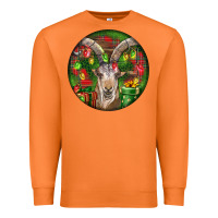 Carrot Spanish Goat Christmas Ornament Premium Sweatshirt - LillyAllenDesigns