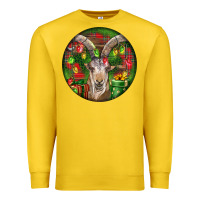 Lemon Spanish Goat Christmas Ornament Premium Sweatshirt - LillyAllenDesigns