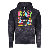 Cloud Black hooray for the last day black Vintage Hoodie - JahusDesignShop