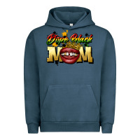 Pigment Midnight Navy black mom Urban Hoodie - CowGirlArtShop