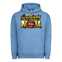 Pigment Pebble Blue black mom Urban Hoodie - CowGirlArtShop