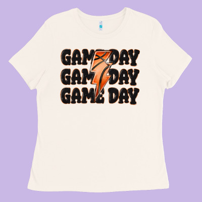 Ladies Tee game day game day game day basketball